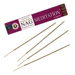 Encens Golden Nag Meditation BOITE DE 15 GR