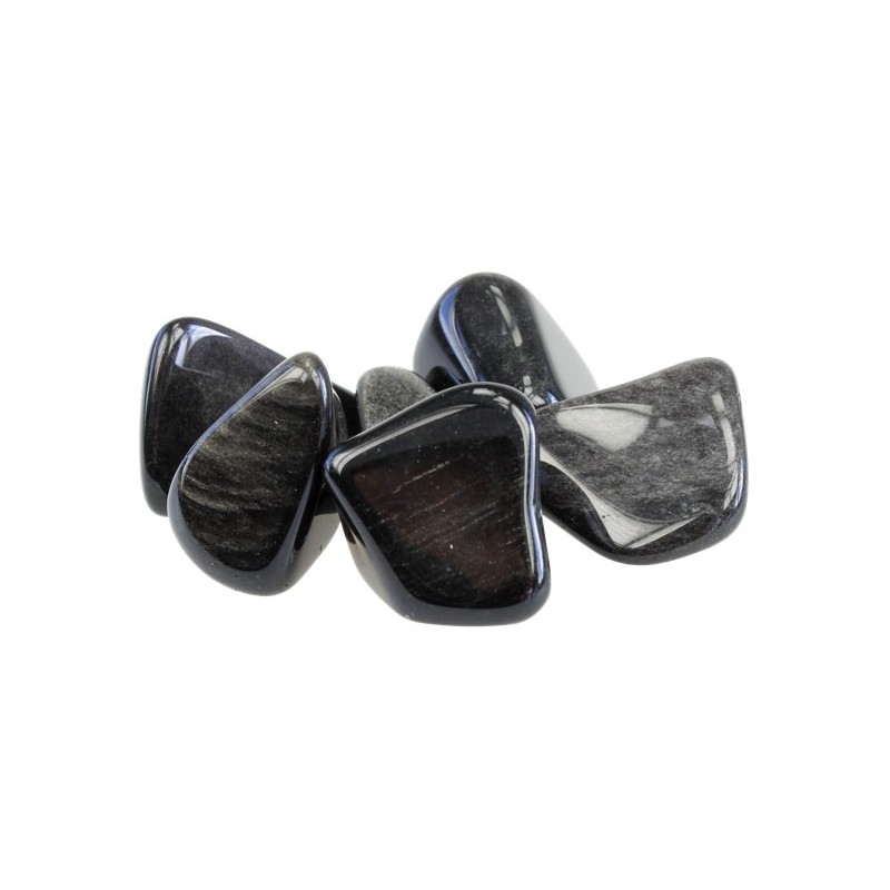 OBSIDIENNE ARGENTEE PIERRE DE 2 A 3 CM