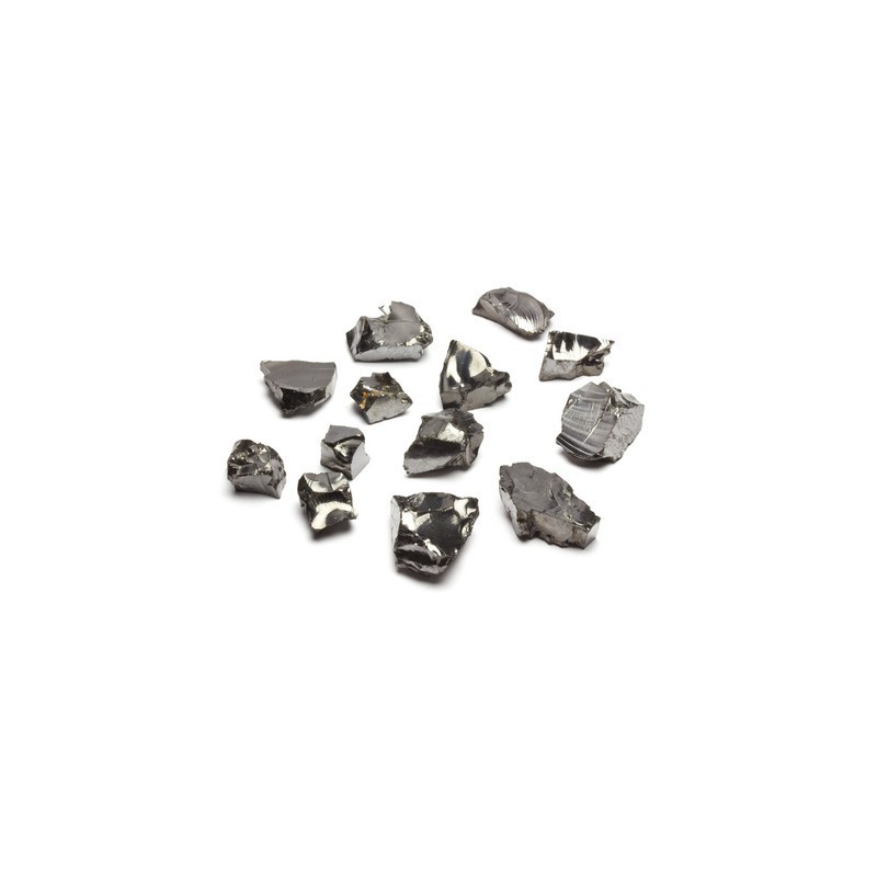 SHUNGITE ARGENT OU ELITE PIERRE DE 2 A 3 CM