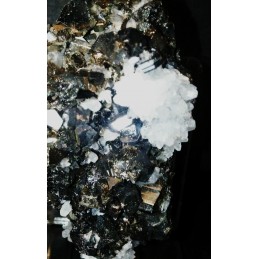 HUARON Pyrite Quartz, Sphalerite Mine, Pasco Dept., Perou