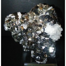 HUARON Pyrite Quartz, Sphalerite Mine, Pasco Dept., Perou