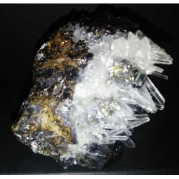 HUARON Pyrite Quartz, Sphalerite, Galene Mine, Pasco Dept., Perou