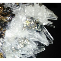 HUARON Pyrite Quartz, Sphalerite, Galene Mine, Pasco Dept., Perou