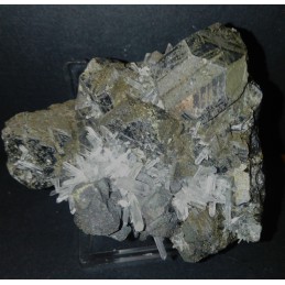 HUARON Pyrite Quartz, Sphalerite, Galene Mine, Pasco Dept., Perou