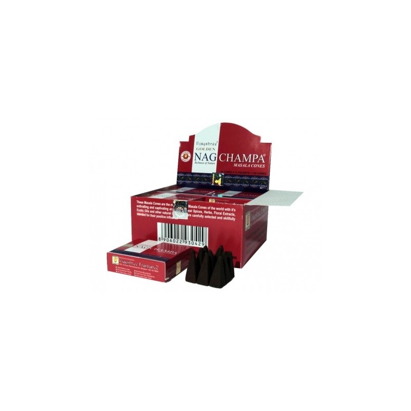 Cônes d'encens Golden Nag Champa masala