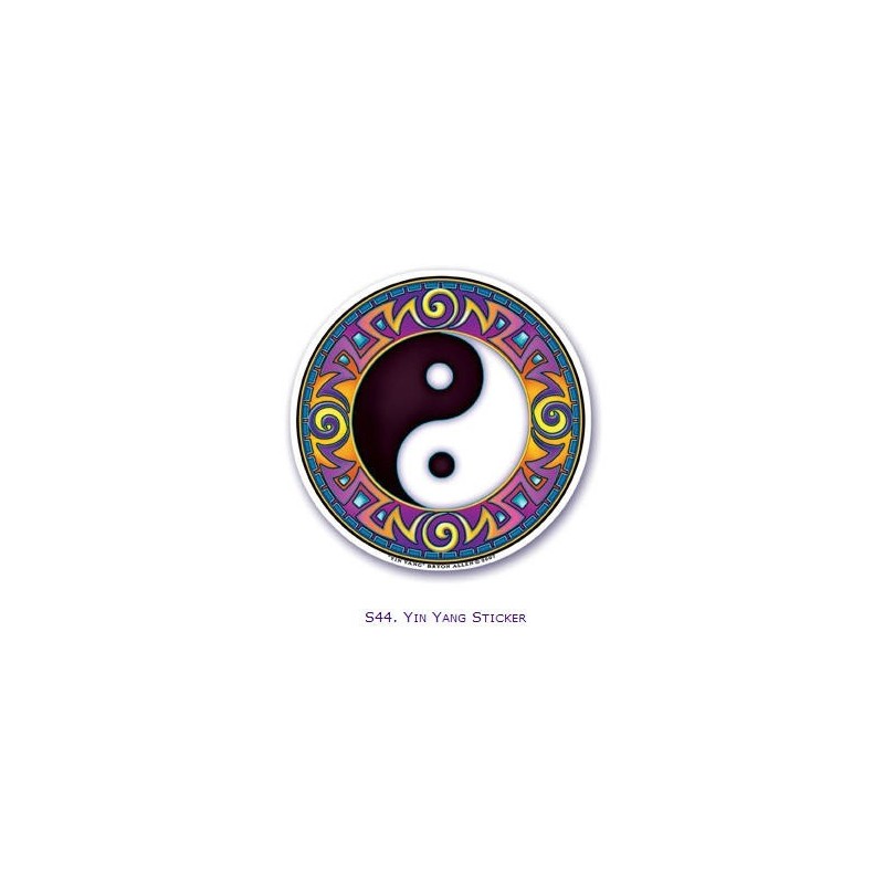 Adhésif verre/fenêtre Yin et Yang