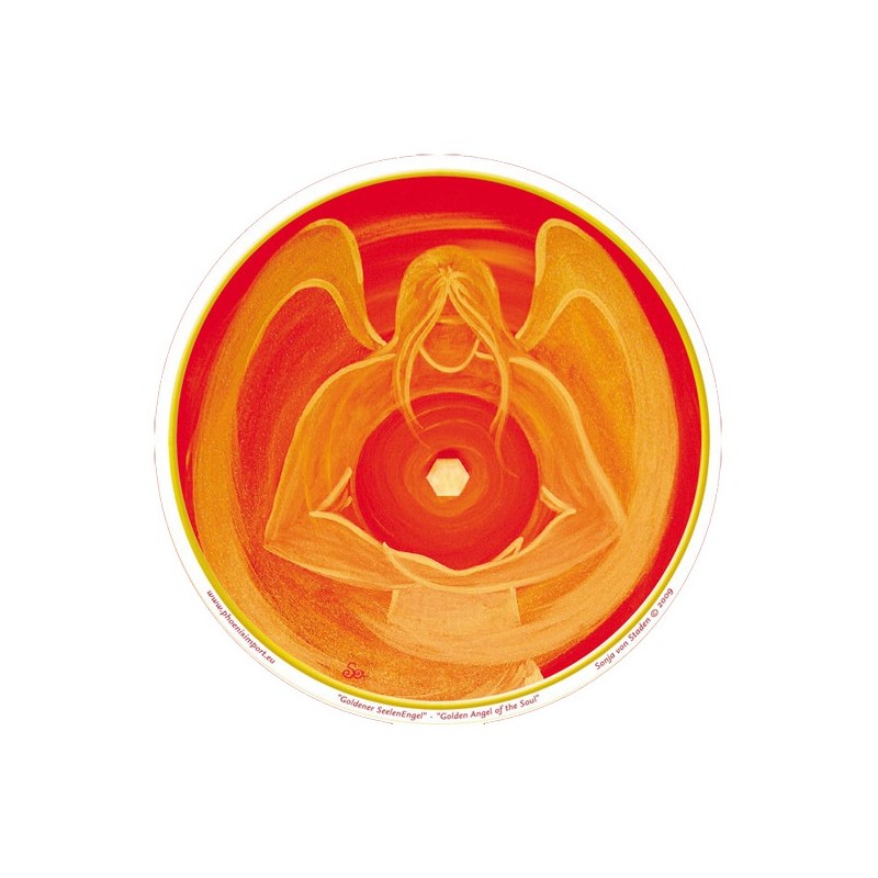 Adhésif verre grand Ange de l'Âme