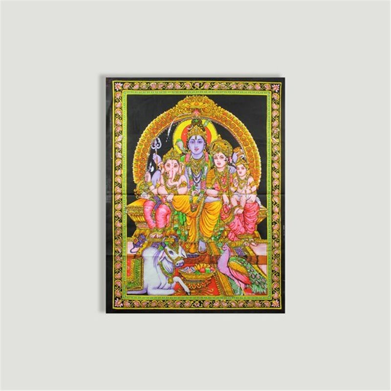 TENTURE FAMILLE SHIVA 55 SUR 40 CM