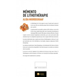 MEMENTO DE LA LITHOTHERAPIE - 850 MINERAUX - ALIDA NOORDEGRAAF