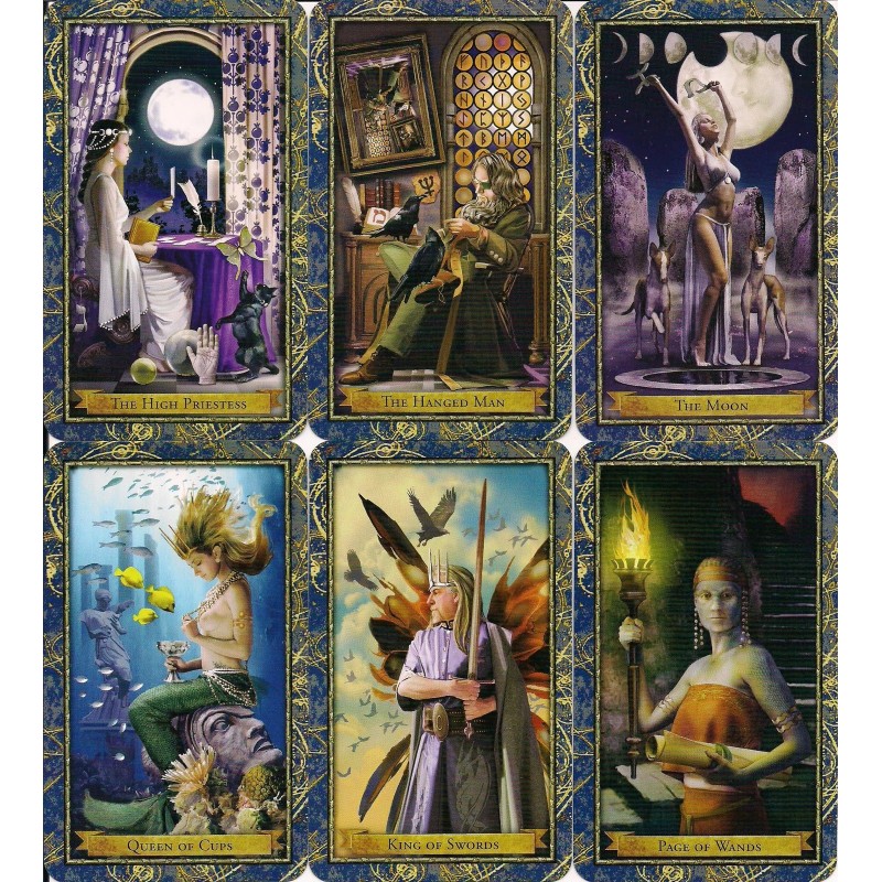 Wizards Tarot Cards Barbara Moore 9121