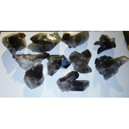 DRUZE QUARTZ FUME NATUREL ENTRE 3 ET 5 CM