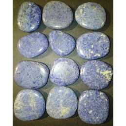 DUMORTIERITE PIERRE PLATE 3.5 A 4 CM