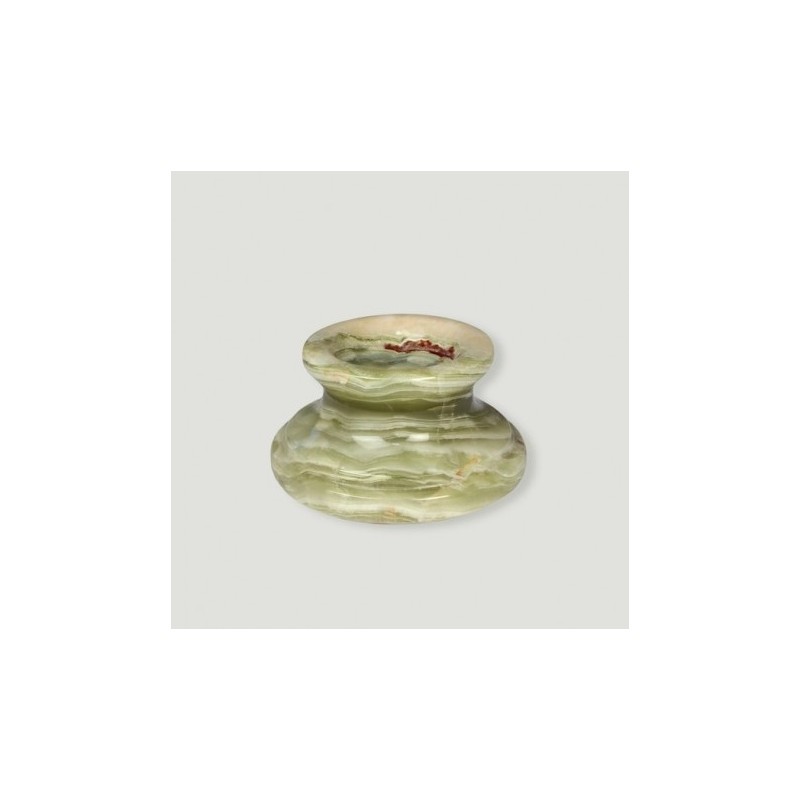 BASE EN ONYX POUR SPHERE, BOULE DIAMETRE 13 CM
