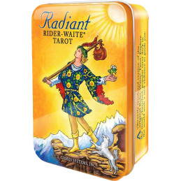 RIDER WAITE RADIANT TAROT BOX METAL - PAMELA COLMAN SMITH