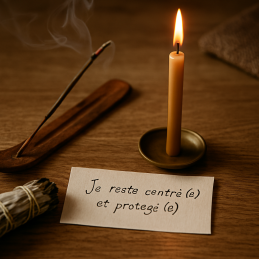 BOUGIE A LA CIRE D'ABEILLE...