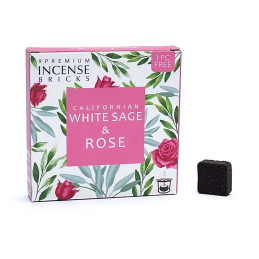 Aromafume briques d'encens Sauge blanche & Rose
