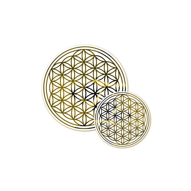 FLEUR DE VIE STICKER REVERSIBLE GEANT 28 CM