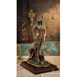 Statuette Bastet en résine