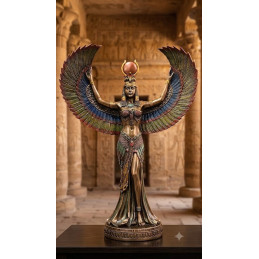 Statuette Isis en résine