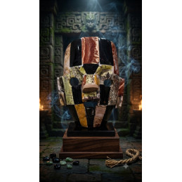 Masque Aztèque en Mosaïque...