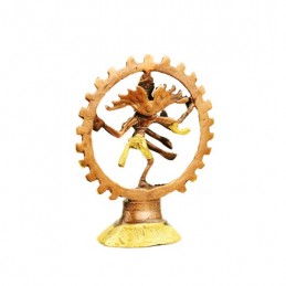 NATARAJ EN LAITON 13 CM BOUDHISME INDE