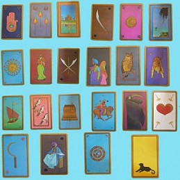 Livre : Le tarot persan de madame Indira : le livre & le jeu de 55 cartes,  le livre de Madame Indira et Colette Silvestre - Grancher - 9782733915028