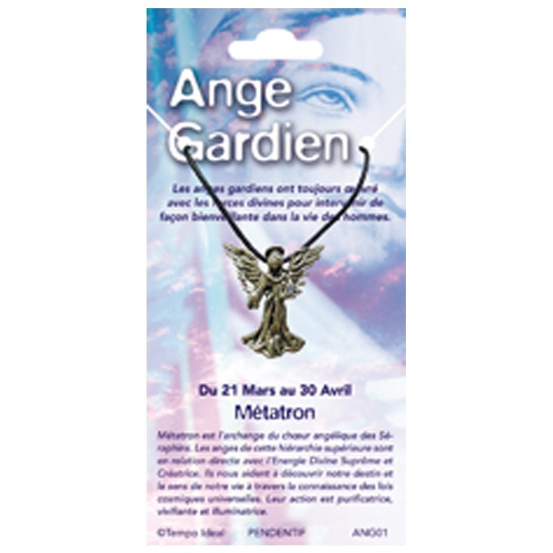 PENDENTIF ANGE GARDIEN METATRON 21 MARS AU 30 AVRIL