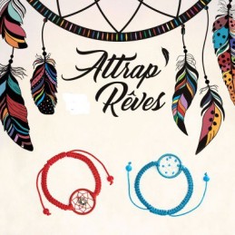 BRACELET REGLABLE ATTRAPE REVE BLANC