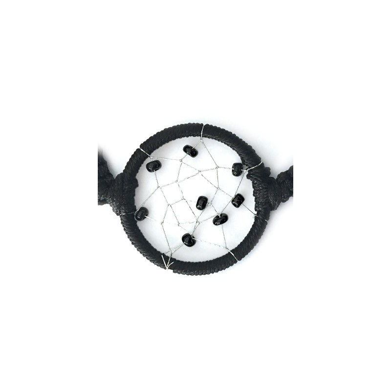 BRACELET REGLABLE ATTRAPE REVE NOIR