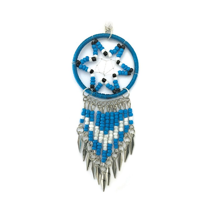 SAUTOIR PENDENTIF ATTRAPE REVE BLEU CLAIRE