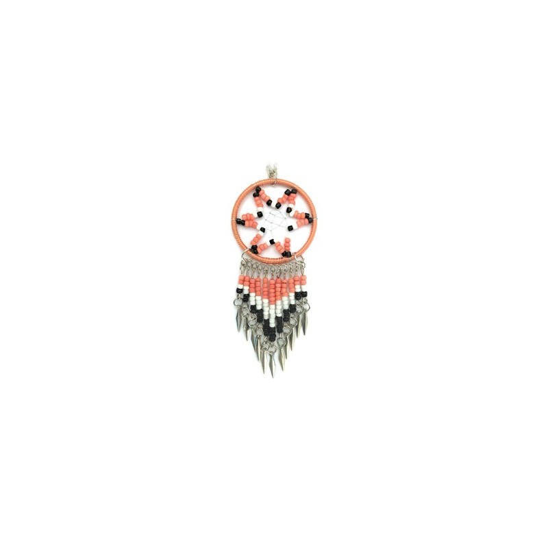 SAUTOIR PENDENTIF ATTRAPE REVE CORAIL