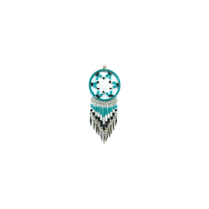 SAUTOIR PENDENTIF ATTRAPE REVE TURQUOISE