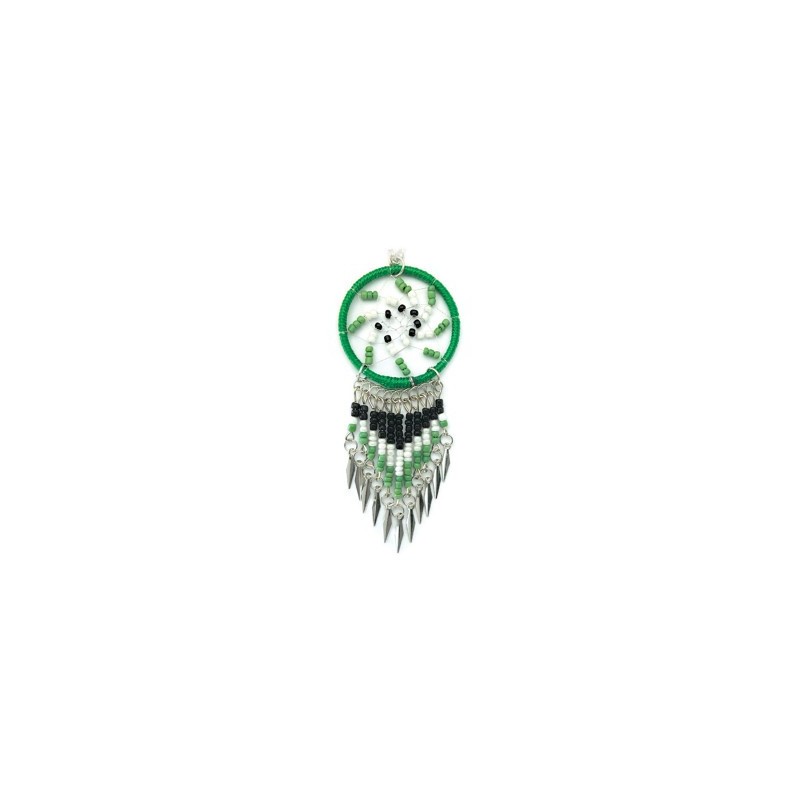 SAUTOIR PENDENTIF ATTRAPE REVE SOLEIL VERT