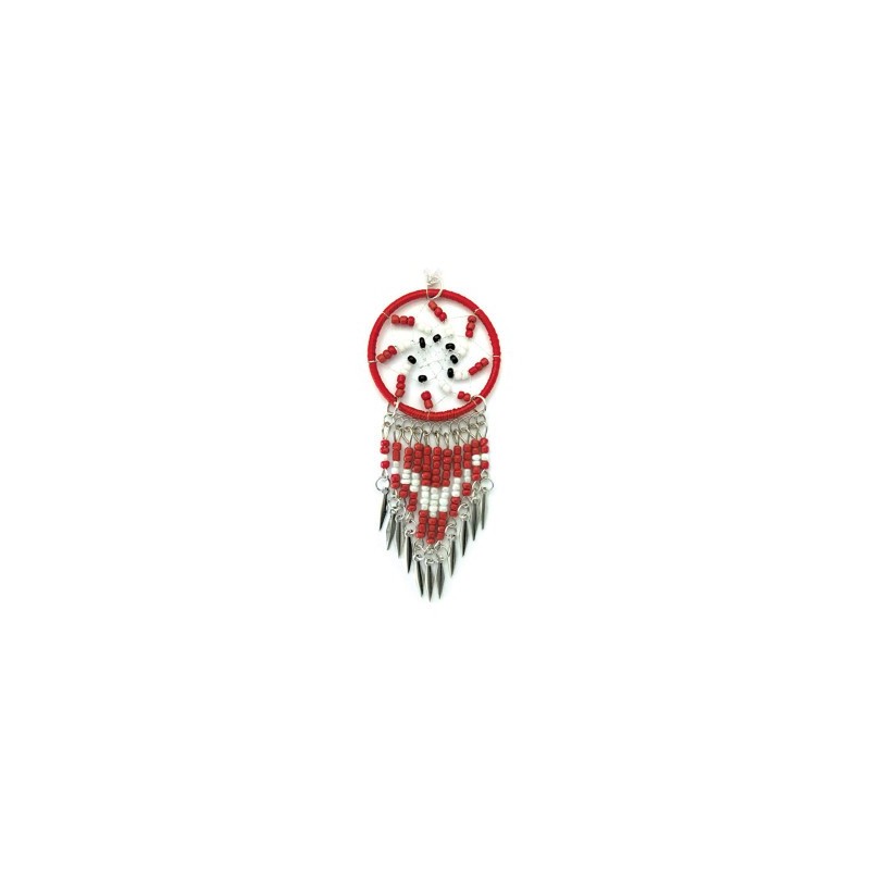SAUTOIR PENDENTIF ATTRAPE REVE SOLEIL ROUGE 