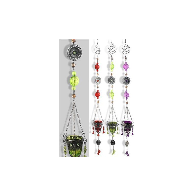 PHOTOPHORE A SUSPENDRE CERCLE DE VIE