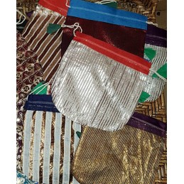 BOURSE EN COTON INDIEN 17 CM