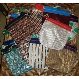 BOURSE EN COTON INDIEN 17 CM