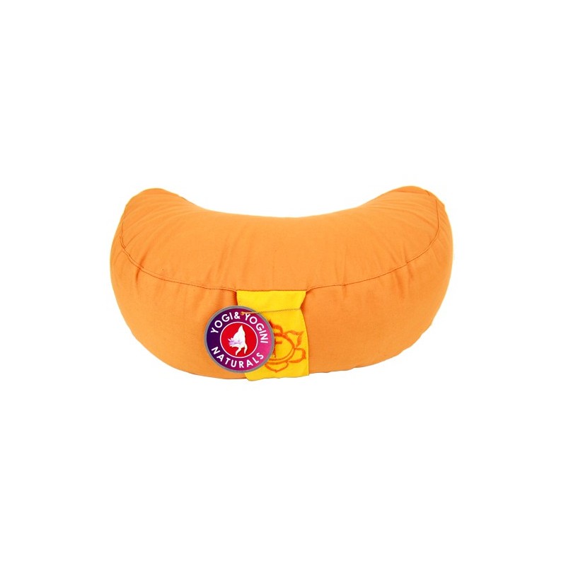 Coussin méditation 1/2 lune - avec broderie 2ème Chakra Swadhisthana Coussin méditation 1/2 lune - avec broderie 2ème Chakra Swadhisthana
