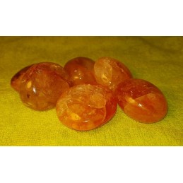 QUARTZ HEMATOIDE GALET 35 A 50 GR