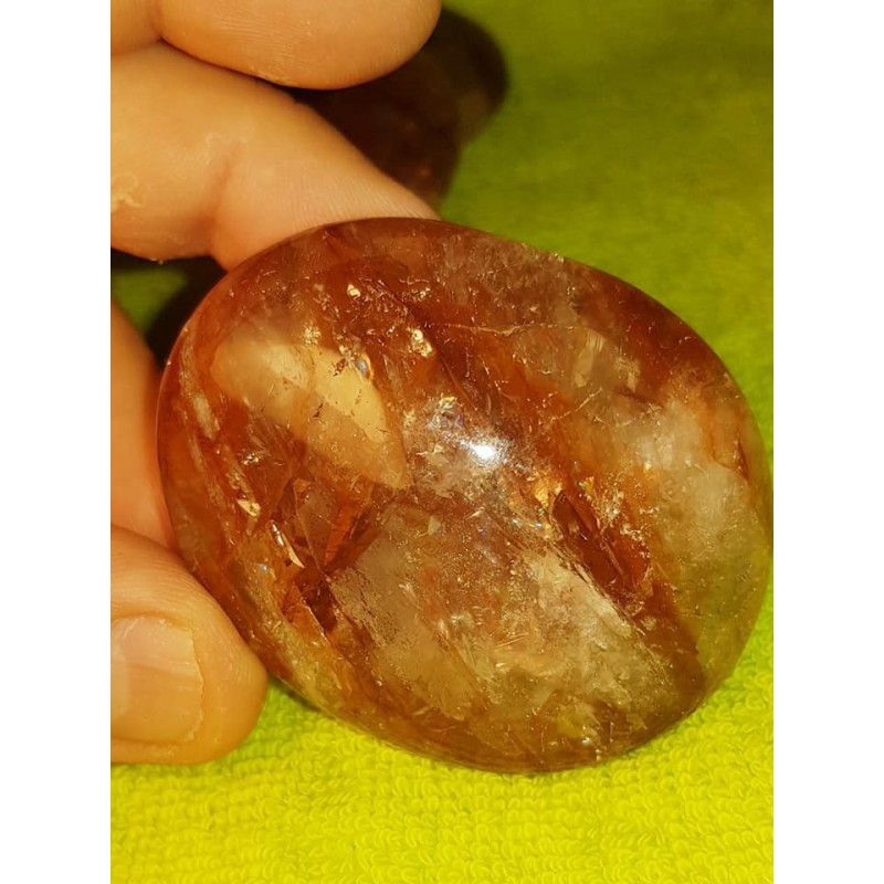 QUARTZ HEMATOIDE GALET 60 A 80 GR