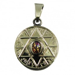 Amulette Pentagramme + tetragramme 2.5 cm