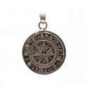 Amulette Etoile alchimique a 7 pointes + tetragramme 3.5 cm