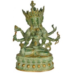 Ushnishvijaya - La mère de tous les bouddhas BRONZE 35 CM