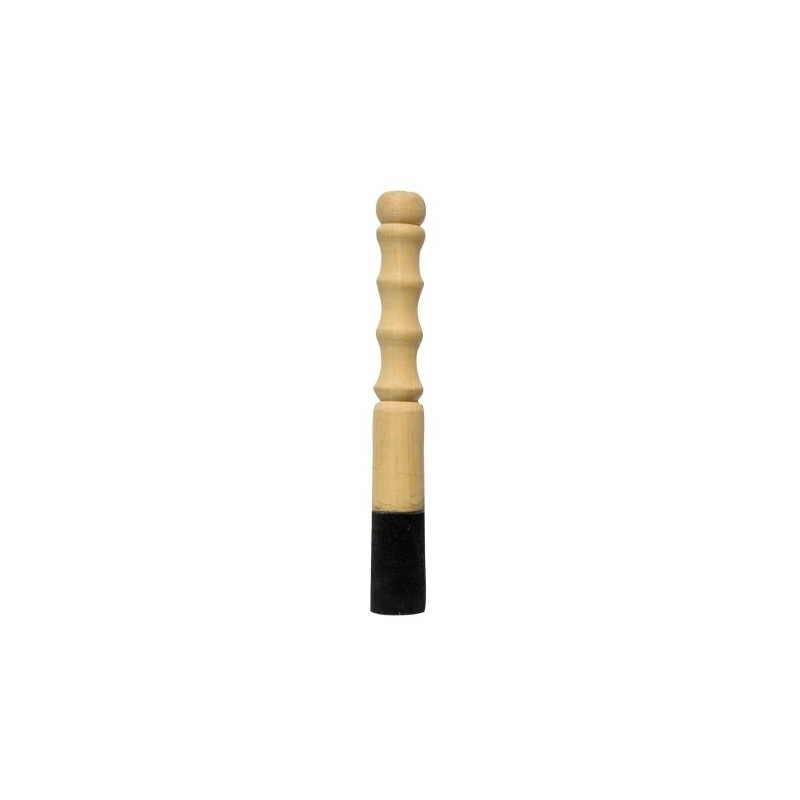 Bâton en bois pour les bols chantants - cuir 17cm Bâton en bois pour les bols chantants - cuir 17cm
