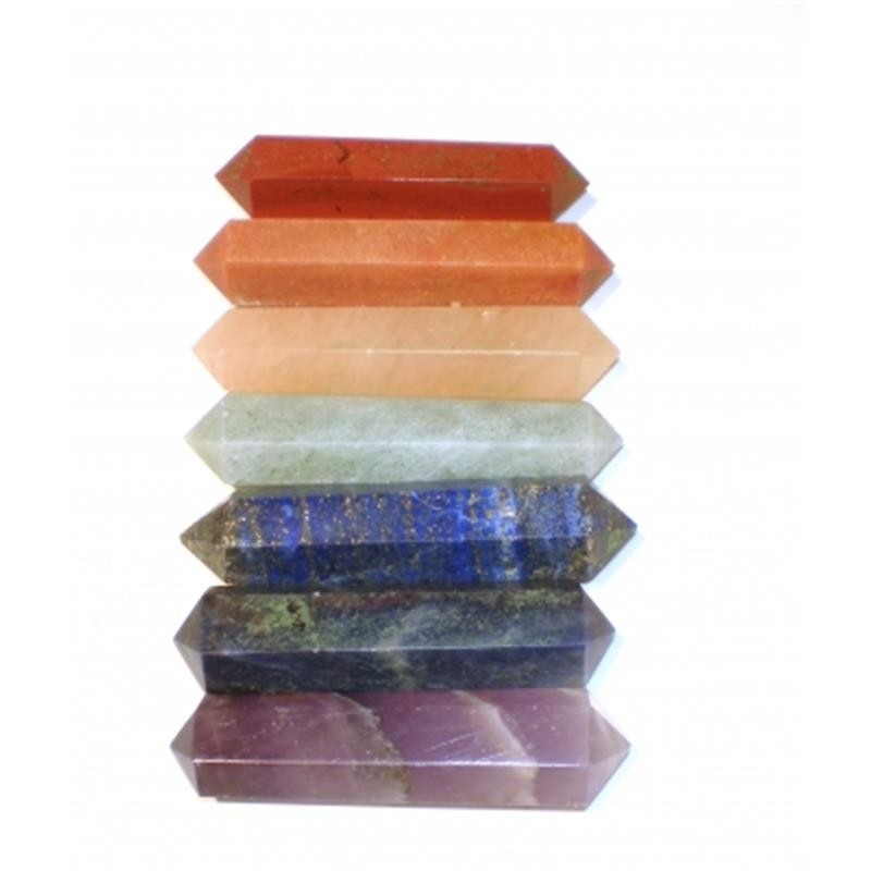 Pointes de massage couleur 7 Chakra SET de 7 Pointes de massage couleur 7 Chakra SET de 7